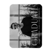 Moderne eenvoud Foto-Afstuderen Magneet (Verticaal)