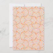 Moderne Eenvoud Oranje 3 Foto 2026 Afstuderen Aankondiging (Achterkant)