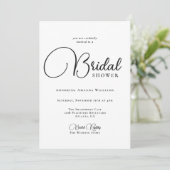 Moderne eenvoud Vrijgezellenfeest Kaart (Staand voorkant)