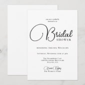 Moderne eenvoud Vrijgezellenfeest Kaart (Voorkant / Achterkant)