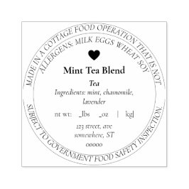 Moderne, eenvoudig aan te passen huishoudwet voor  rubberstempel