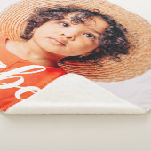 Moderne Eenvoudig Manuscript voegt Jouw naam en Fo Sherpa Deken (3/4)