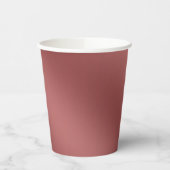 Moderne, eenvoudig Solid Red gradiënt Wave-patroon Papieren Bekers (Links)