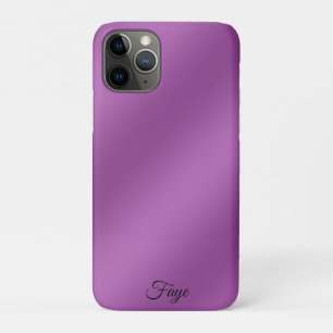 Moderne, eenvoudig stevige paarse gradiëntgolven Case-Mate iPhone case