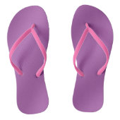 Moderne, eenvoudig stevige paarse gradiëntgolven teenslippers (Voetbed)