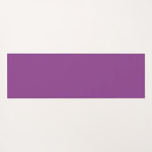 Moderne, eenvoudig stevige paarse gradiëntgolven yogamat (Achterkant (horizontaal))