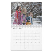 Moderne Eenvoudige 2023-reeks - Foto aangepast Kalender (Feb 2026)