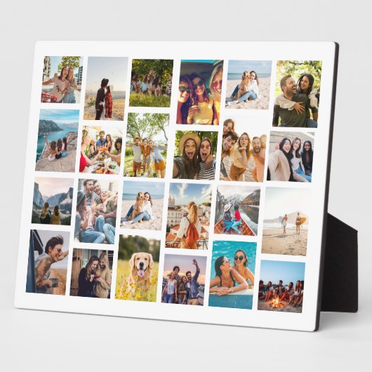 Moderne Eenvoudige 24 Fotocollage Fotoplaat (Zijkant)