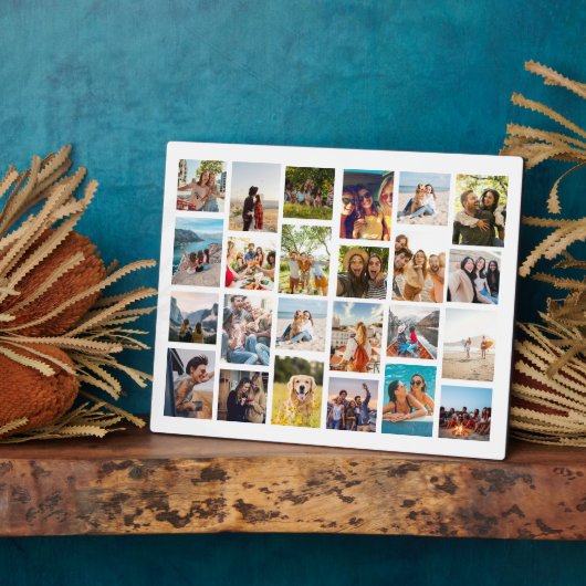 Moderne Eenvoudige 24 Fotocollage Fotoplaat (Zijkant)