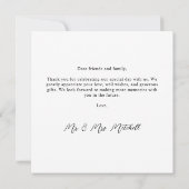 Moderne Eenvoudige 8 Fotocollage Gepersonaliseerde Bedankkaart