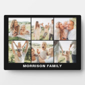 Moderne Eenvoudige Aangepaste 6 Fotocollage Fotoplaat (voorkant)