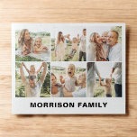 Moderne Eenvoudige Aangepaste 6 Fotocollage Legpuzzel<br><div class="desc">Creëer een leuke en gedenkwaardige activiteit met onze Modern Simple Custom 6 Photo Collage Jigsaw Puzzle! Personaliseer deze puzzel met zes van je favoriete foto's voor een uniek en betekenisvol ontwerp. Perfect voor familiebijeenkomsten, game-avonden of als een doordacht geschenk, het combineert entertainment met een persoonlijke touch. Gemaakt van duurzame materialen,...</div>