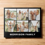 Moderne Eenvoudige Aangepaste 6 Fotocollage Legpuzzel<br><div class="desc">Creëer een leuke en gedenkwaardige activiteit met onze Modern Simple Custom 6 Photo Collage Jigsaw Puzzle! Personaliseer deze puzzel met zes van je favoriete foto's voor een uniek en betekenisvol ontwerp. Perfect voor familiebijeenkomsten, game-avonden of als een doordacht geschenk, het combineert entertainment met een persoonlijke touch. Gemaakt van duurzame materialen,...</div>