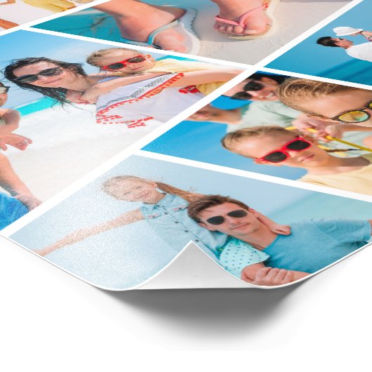 Moderne, eenvoudige, aangepaste 9 Afbeeldingen, co Foto Afdruk (Hoek)