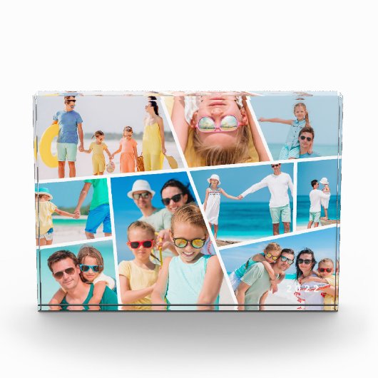 Moderne Eenvoudige Aangepaste 9 Afbeeldingen Colla Fotoblokken (Voorkant)