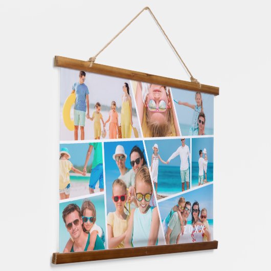 Moderne Eenvoudige Aangepaste 9 Afbeeldingen Colla Hangend Wandkleed (Gebogen)