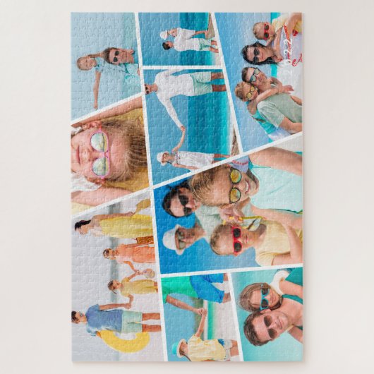 Moderne Eenvoudige Aangepaste 9 Afbeeldingen Colla Legpuzzel (Verticaal)