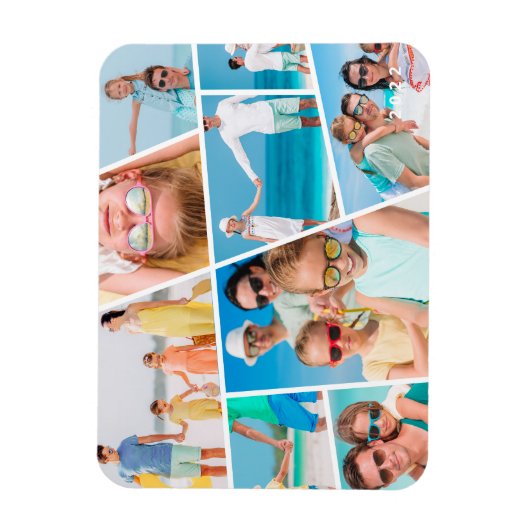 Moderne Eenvoudige Aangepaste 9 Afbeeldingen Colla Magneet (Verticaal)