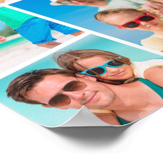 Moderne Eenvoudige Aangepaste 9 Afbeeldingen Colla Poster (Hoek)