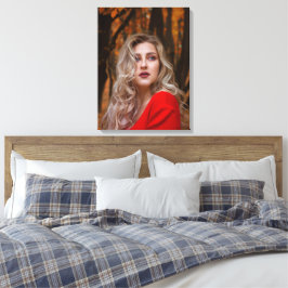 Moderne Eenvoudige Aangepaste Enkele Foto Canvas Afdruk