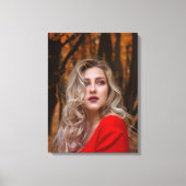 Moderne Eenvoudige Aangepaste Enkele Foto Canvas Afdruk (Voorkant)