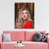 Moderne Eenvoudige Aangepaste Enkele Foto Canvas Afdruk (Insitu (Woonkamer))