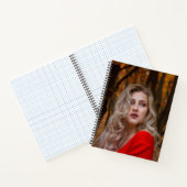 Moderne Eenvoudige Aangepaste Enkele Foto Notitieboek (Binnen)