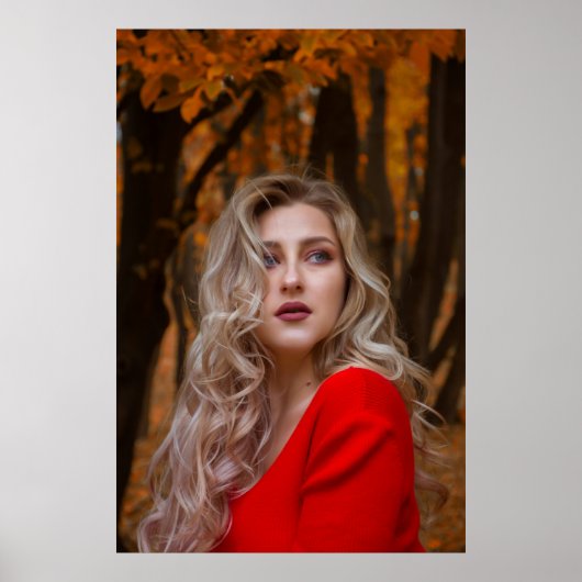 Moderne Eenvoudige Aangepaste Enkele Foto Poster (Voorkant)