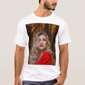 Moderne Eenvoudige Aangepaste Enkele Foto T-shirt (Voorkant)