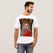 Moderne Eenvoudige Aangepaste Enkele Foto T-shirt (Voorkant volledig)