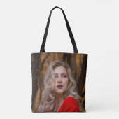 Moderne Eenvoudige Aangepaste Enkele Foto Tote Bag (Achterkant)