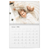 Moderne Eenvoudige Aangepaste Familie Foto 2024 Pl Kalender (Jan 2026)