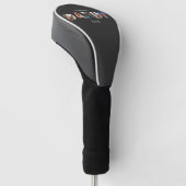 Moderne Eenvoudige Aangepaste Foto Collage DADDY S Golfheadcover (Schuin)
