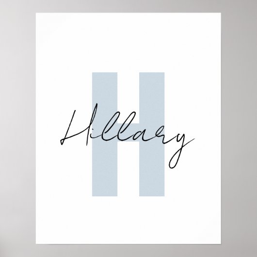 Moderne eenvoudige aangepaste gepersonaliseerde poster (Voorkant)