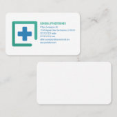 Moderne, eenvoudige, aangepaste Logo Visitekaartje (Voorkant / Achterkant)