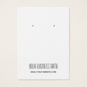 Moderne Eenvoudige, aangepaste oorenkaart Visitekaartje (Voorkant)