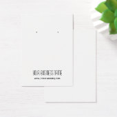 Moderne Eenvoudige, aangepaste oorenkaart Visitekaartje (Bureau)