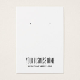 Moderne Eenvoudige, aangepaste oorenkaart Visitekaartje