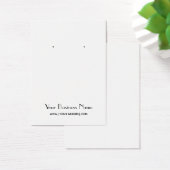 Moderne Eenvoudige, aangepaste oorenkaart Visitekaartje (Bureau)