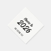 Moderne Eenvoudige Aangepaste Scriptie 2026 Nieuwj Servet (Hoek)
