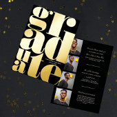 Moderne Eenvoudige aankondiging van Afstuderen voo