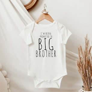 Moderne Eenvoudige aankondiging van Baby Big Broth Romper