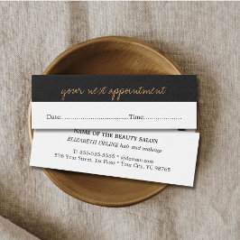 Moderne, eenvoudige, aantrekkelijke voordracht van mini visitekaartjes