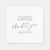 Moderne eenvoudige aardbevingskundige minuscule ha servet (Voorkant)