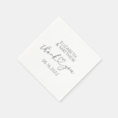 Moderne eenvoudige aardbevingskundige minuscule ha servet (Hoek)