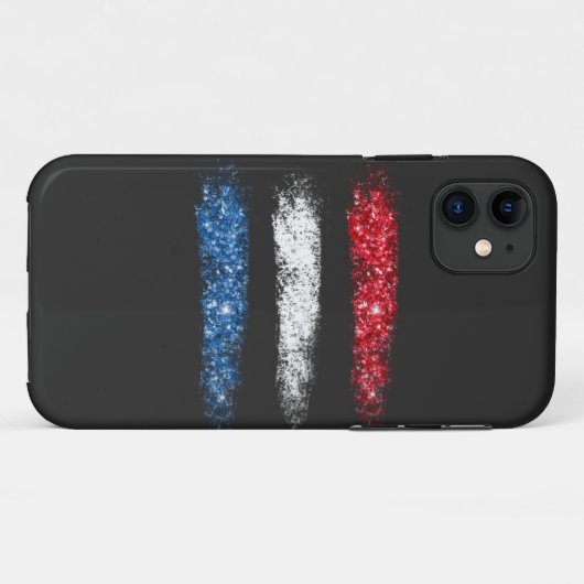 *~* Moderne Eenvoudige Abstracte Amerikaanse vlag Case-Mate iPhone Case (Achterkant (horizontaal))