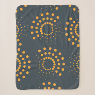 Moderne, eenvoudige, abstracte geometrische patroo sherpa deken