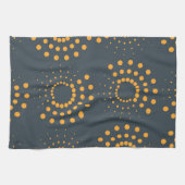 Moderne, eenvoudige, abstracte geometrische patroo theedoek (Horizontaal)