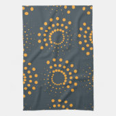 Moderne, eenvoudige, abstracte geometrische patroo theedoek (Verticaal)