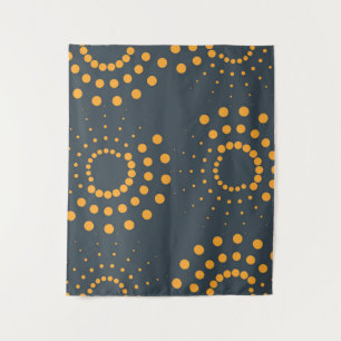 Moderne, eenvoudige, abstracte geometrische patroo wandkleed